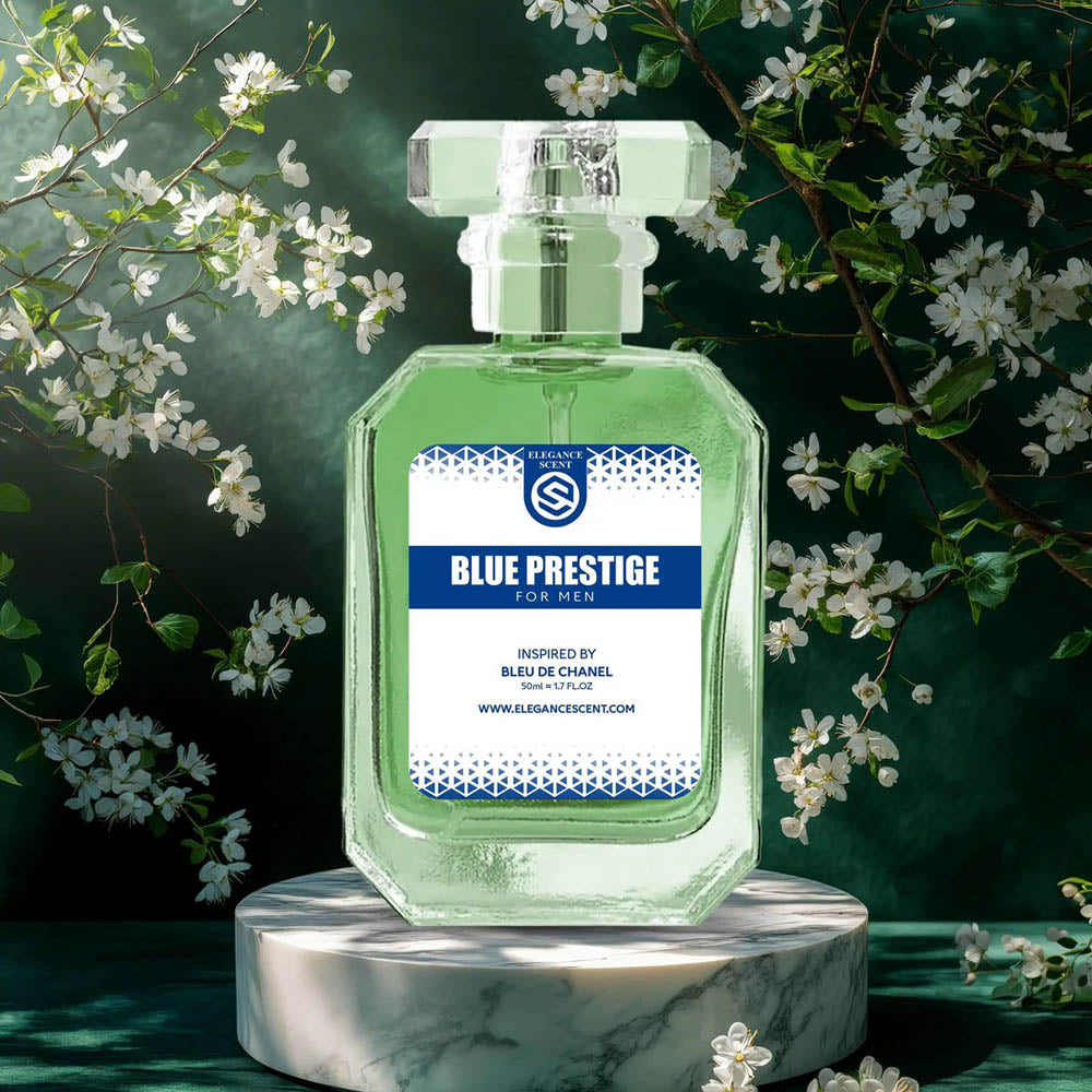 Blue Prestige Perfume 50ml for Men – Inspired by Bleu de Chanel | Fresh, Woody & Long-Lasting Fragrance
