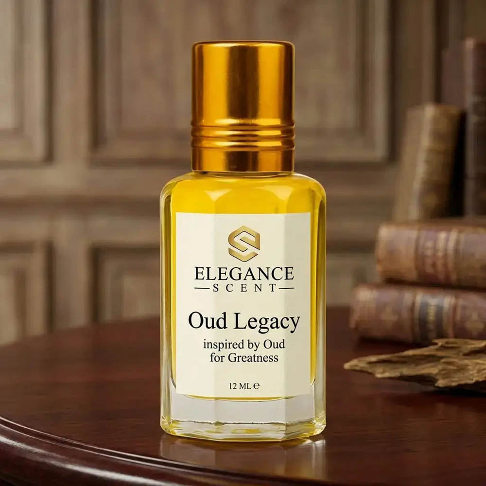 Oud Legacy Attar 12ml (Unisex) – Inspired by Oud for Greatness | Long Lasting Rich Woody Perfume Oil