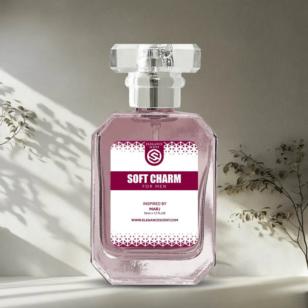 Soft Charm Perfume 50ml – Unisex | Inspired by Marj | Fresh, Woody & Long-Lasting Fragrance
