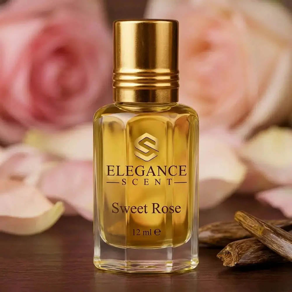 Sweet Rose Attar 12ml for Women | Long Lasting Floral Rose Perfume Oil