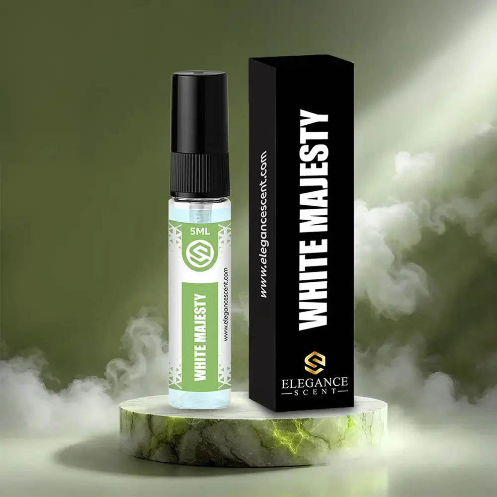 White Majesty Perfume 5ml Tester – Inspired by White Oud for Men | Fresh, Woody & Long-Lasting Fragrance
