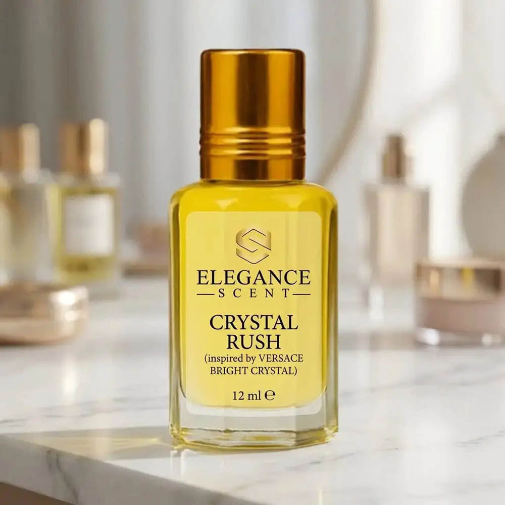 Crystal Rush Attar 12ml for Women – Inspired by Versace Bright Crystal | Long Lasting Fresh Floral Perfume Oil