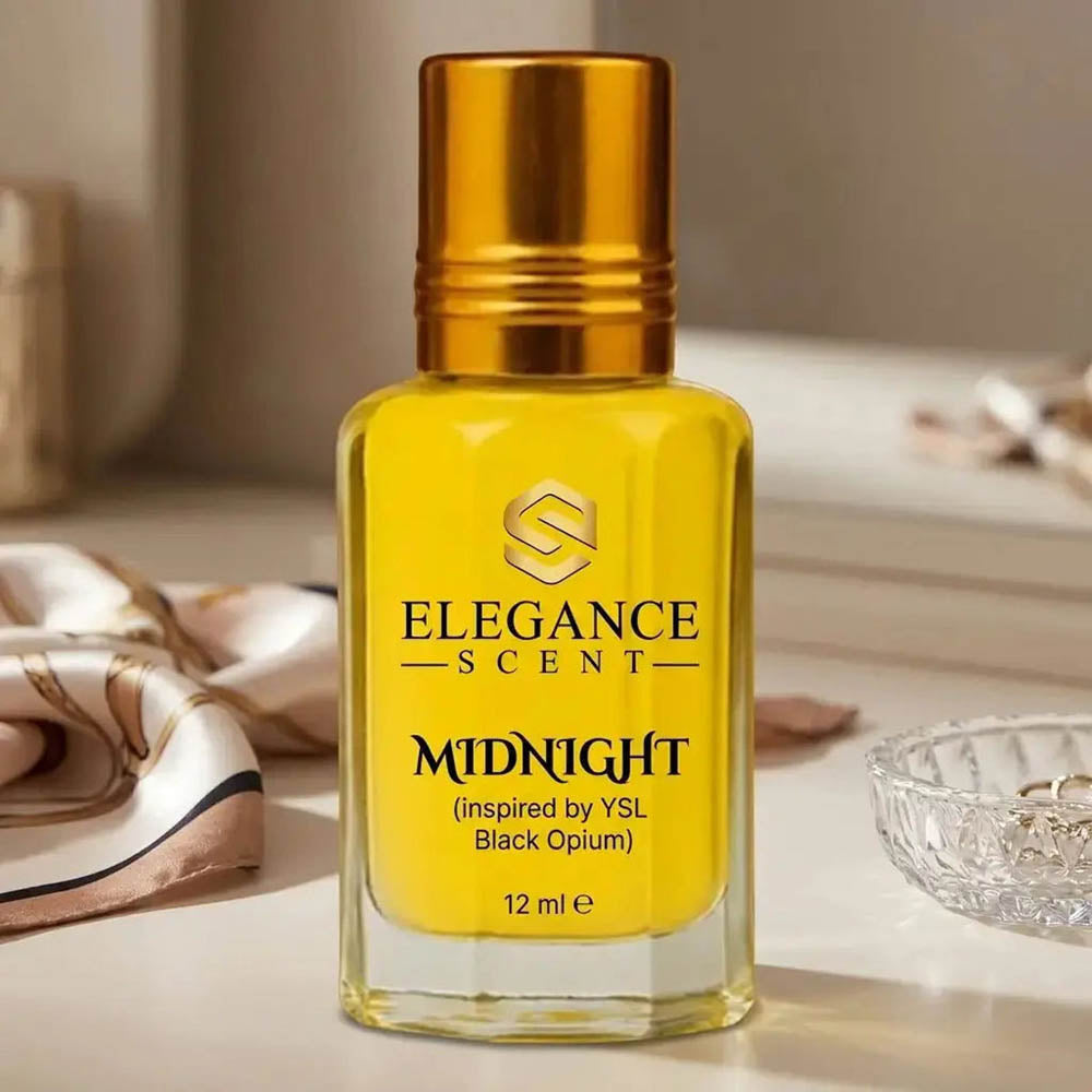 Midnight Attar 12ml for Women – Inspired by Black Opium | Long Lasting Sweet Coffee Perfume Oil