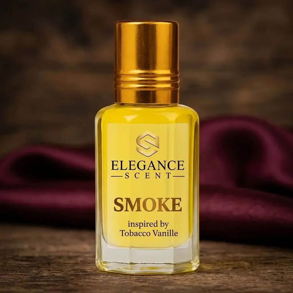 Smoke Attar 12ml Tester (Unisex) – Inspired by Tobacco Vanille | Long Lasting Warm Spicy Sweet Perfume Oil